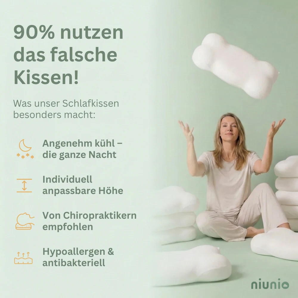 niunio Anzeige mit erklärenden Produktvorteilen
