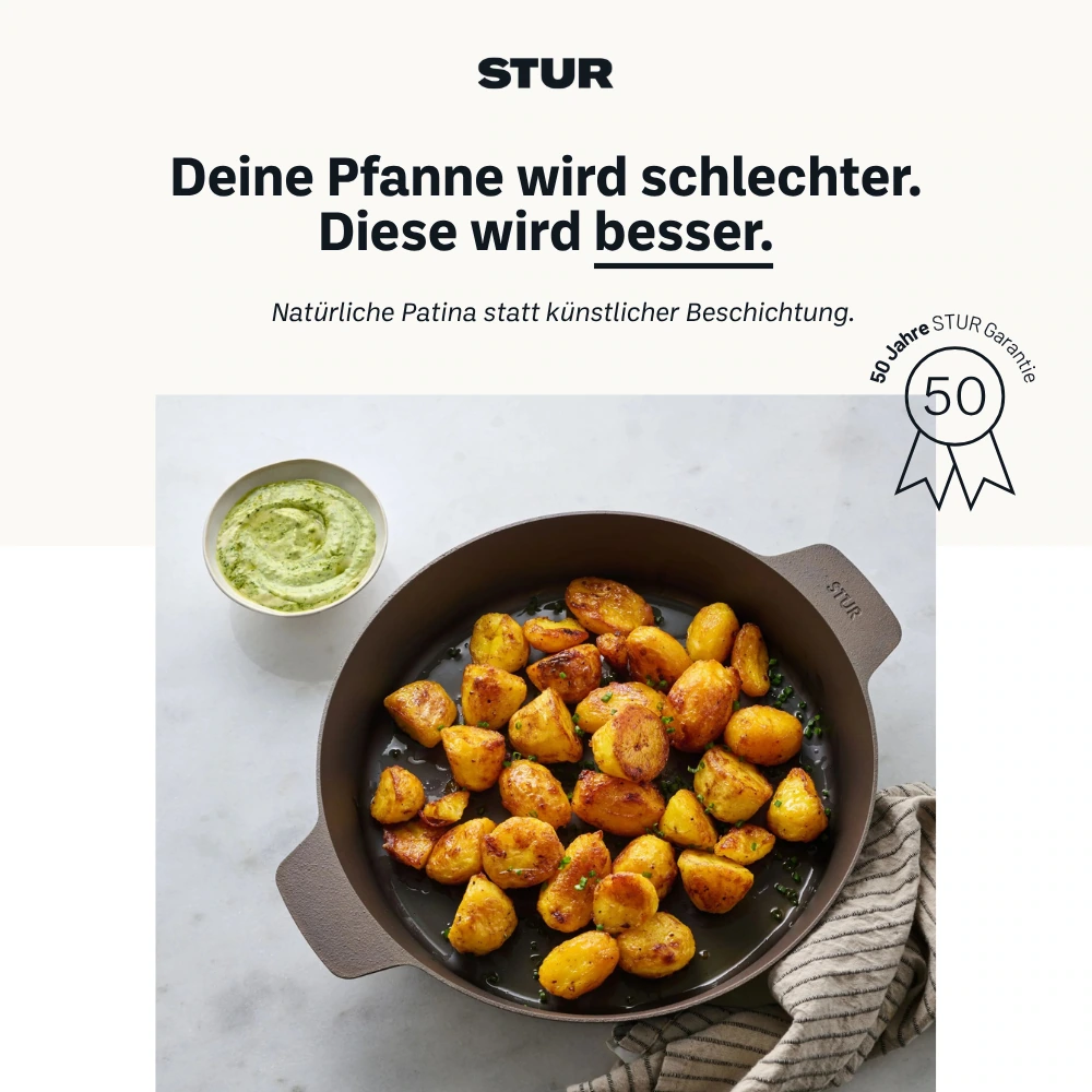 STUR Anzeige über Patina und Langlebigkeit